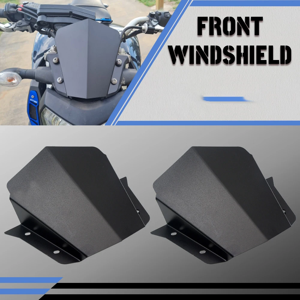 

For YAMAHA MT09 FZ09 MT-09 FZ-09 MT 09 FZ 09 Motorcycle Accessories Front Windshield Windscreen Wind Deflectors 2014 2015 2016