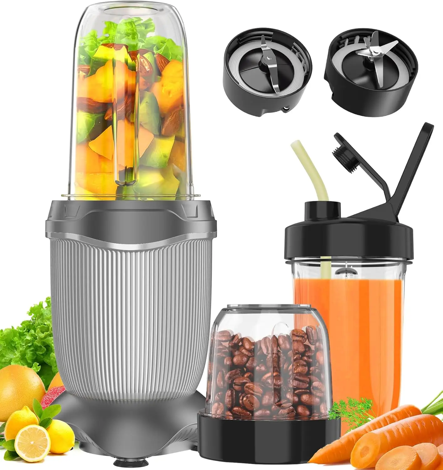 

Smoothie Blender, 850 W Upgraded Compact Personal Blender For Shakes And Smoothies, Juice,Drinks, Sauces & More, Smoothies