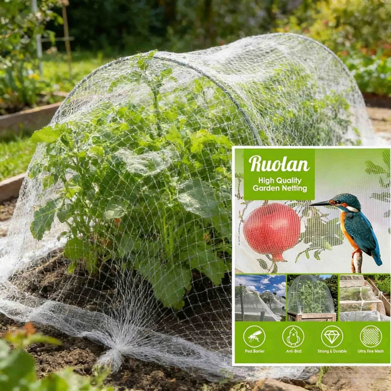 Anti-Bird and Insect Net Plant Protection Cover Ultra-Fine Dense Vegetable Fruit Tree Flower Greenhouse Breeding Special Net