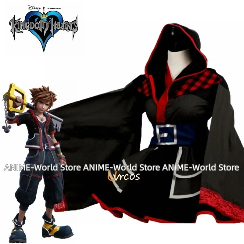 

《На заказ》Аниме Kingdom Hearts Сора Косплей Костюм Костюм Лолита Кимоно Платье Женщины Девушки Наряды Подарок на Хэллоуин
