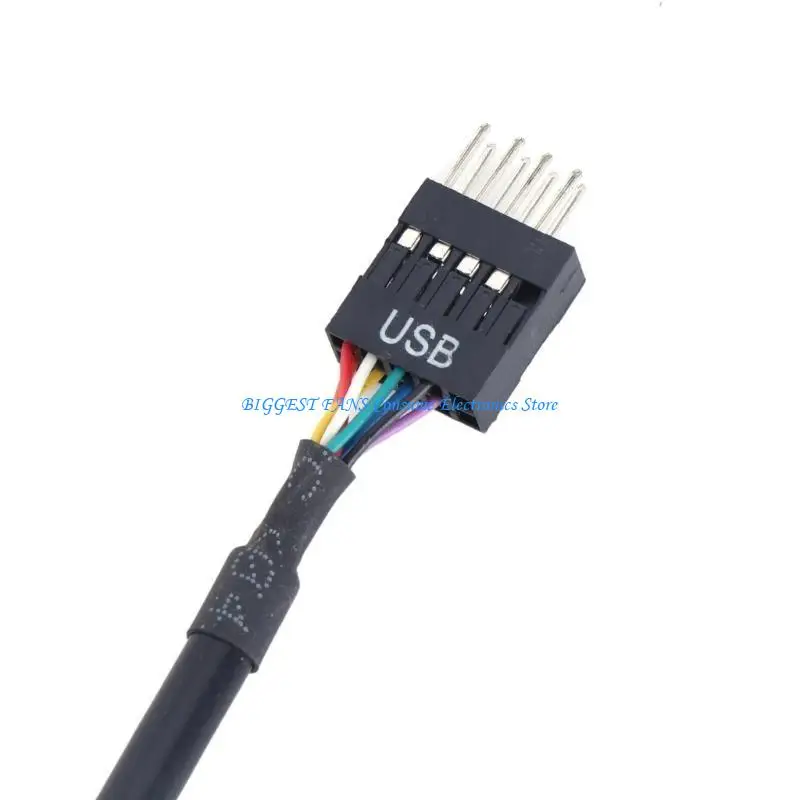 

USB Header to USB 2.0 Motherboard Adapters 19Pin to 9Pin Connectors Cable Front Panel USB3.0 to 2.0 Converters