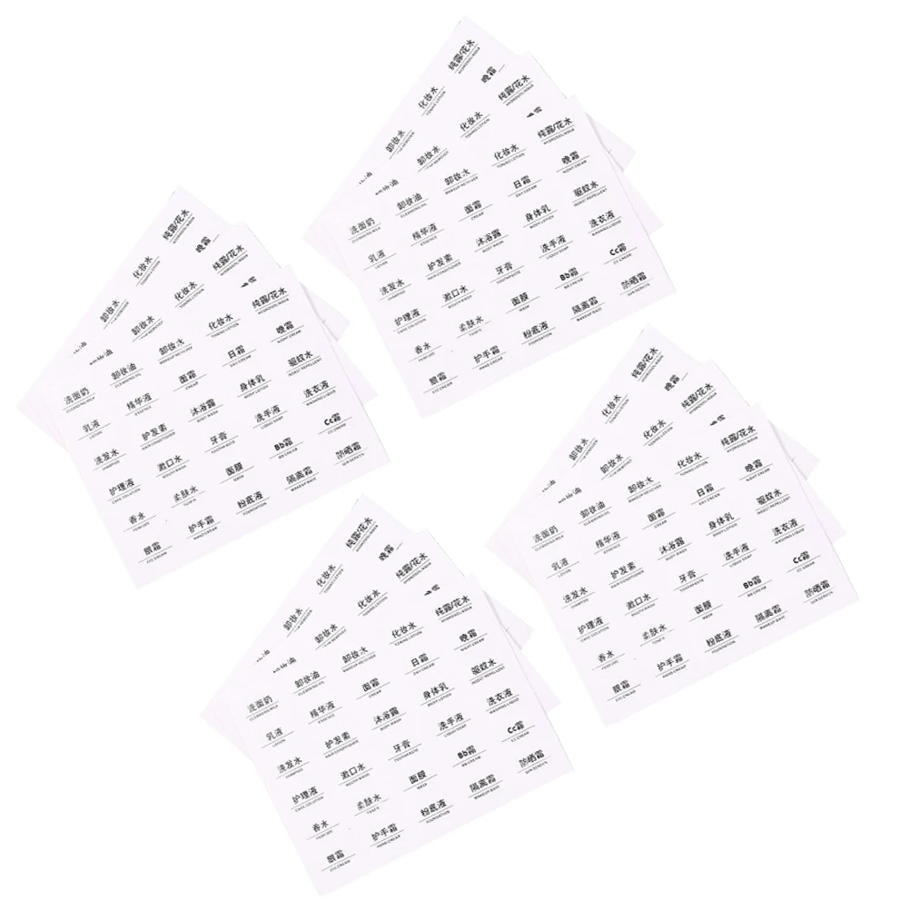 

30 Pcs Labels Waterproof Tear Resistant Oil Proof High Temp Stickers for Easy Identification Paste Transparent