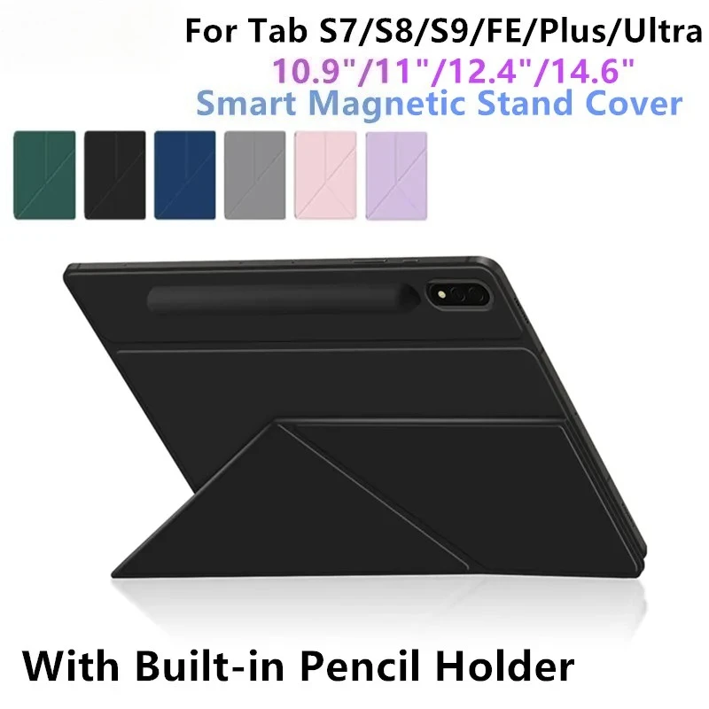 Magnetic Case For Samsung Galaxy Tab S8 Plus S7 Plus FE S9 FE Plus 12.4 Tab S9 S8 S7 11