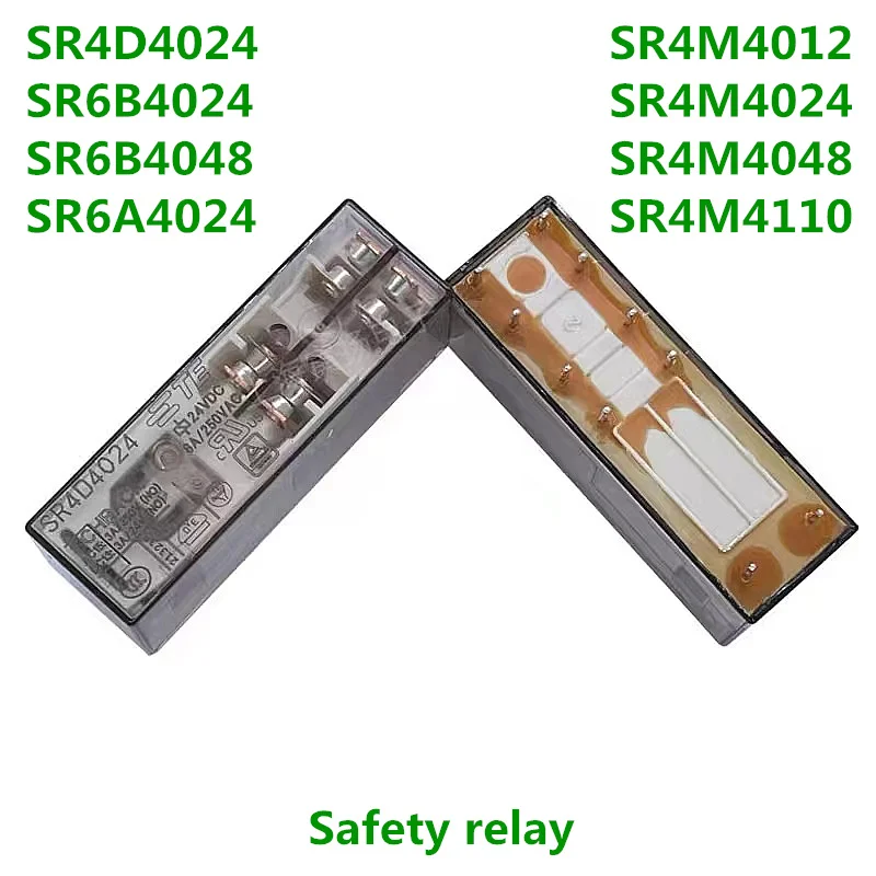 SR4D4024 SR6B4024 SR6B4048 SR6A4024 SR4M4012 SR4M4024 SR4M4048 SR4M4110 Safety relay 10PIN 14PIN