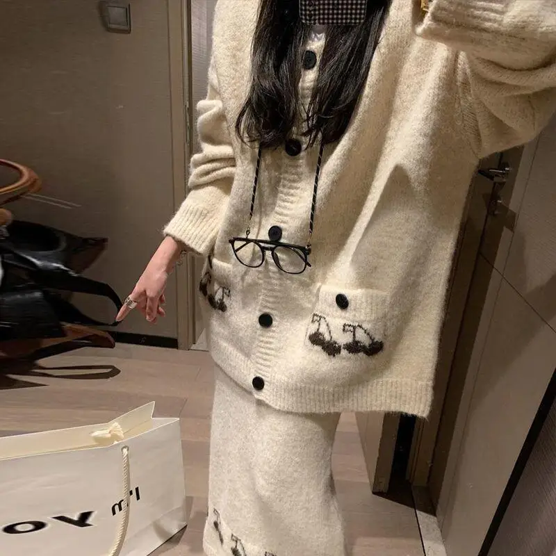 여성용 파자마 세트 따뜻한 겨울 파자마 패셔너블한 홈웨어 귀엽고 부드러운 파자마 세트 두꺼운 잠옷