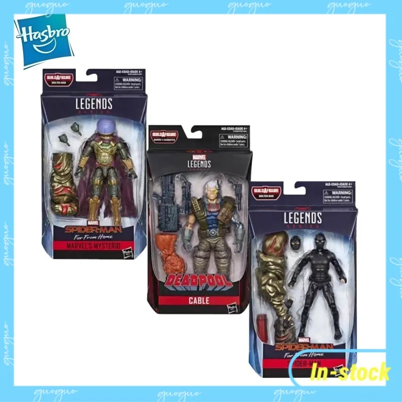 

【В наличии】Hasbro Marvel Comics Legend Series Кабель и Человек-Паук Скорпион Водный Человек и Человек-Паук Анимационная Коллекция игрушек