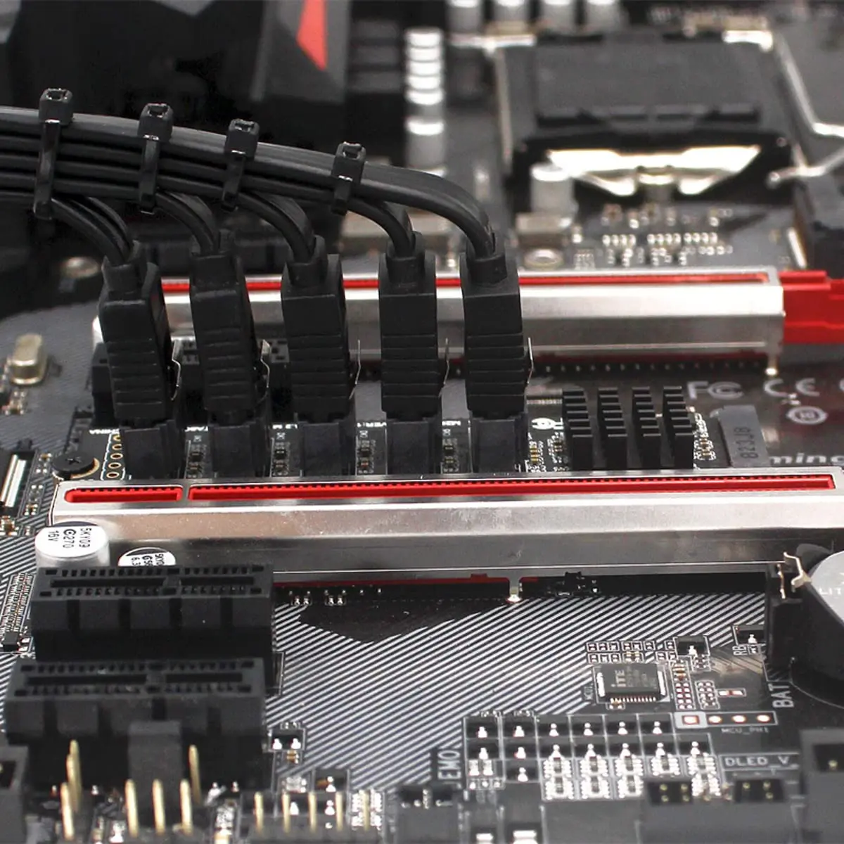 JoniSerl NGFF NVME M-Key PCI Express a SATA 3,0 6Gbps 5 puertos adaptador convertidor tarjeta de extensión de disco duro JMB585 2280