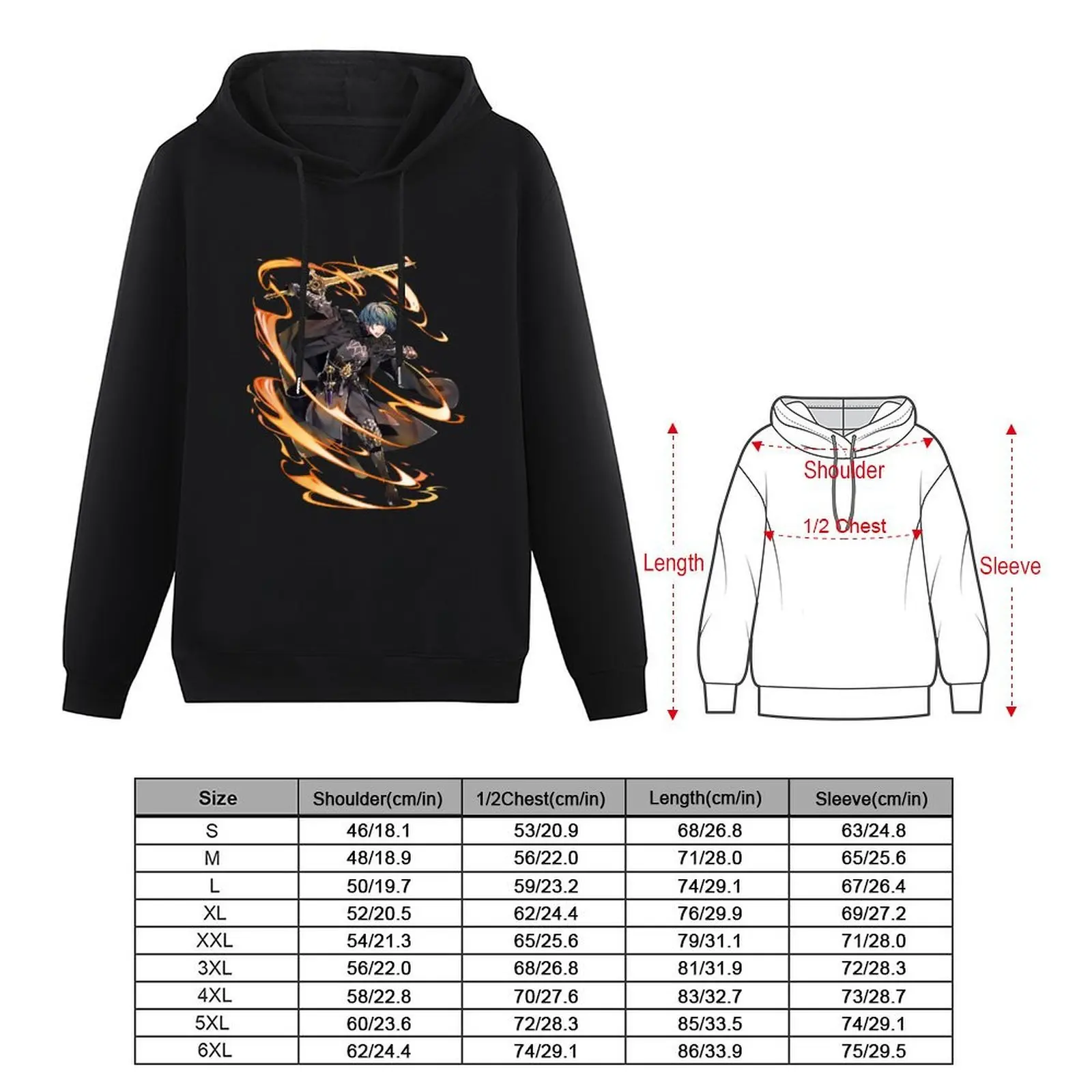 Byleth Male | Sword attack Hoodie blouse men's sweat-shirt set clothes for men men's winter sweater hoodies and sweatshirts new