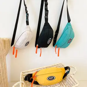 Neue Mode schöne Brustbeutel von Kindern Ein Schulter -Crossbody Fanny Diagonal Package Bag Mädchen Junge Reißverschluss Bolter Währung 8 Hauptstipendium für Vertriebsjungen - №4