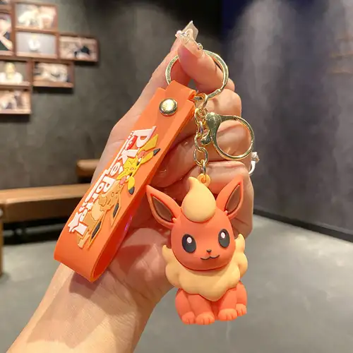 Pokemon Anime Pikachu Keychain Kawaii Eevee Schoolbag Shoulder Bag Pendant Glaceon Flareon Backpack Crossbody Bag Accessories - Image 16