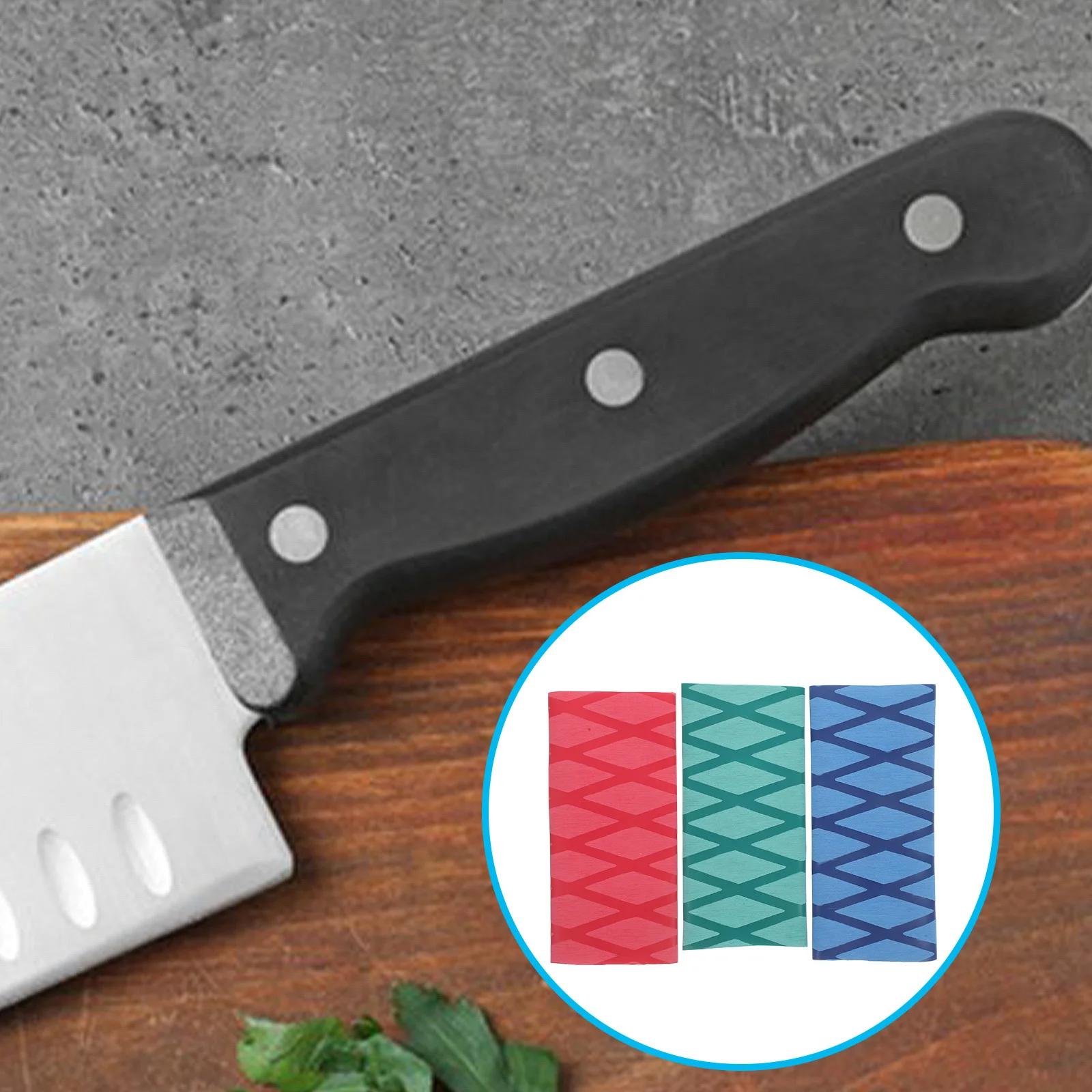 

3 шт., чехол для ручки ножа, изолированный кухонный держатель для кастрюли, горячие чехлы