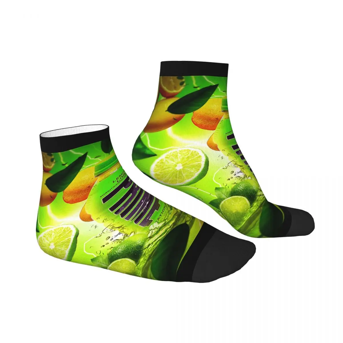 Prime Hydration Lemon Lime Socks Harajuku Super Soft Stockings All Season Socks Accessories for Unisex Gifts