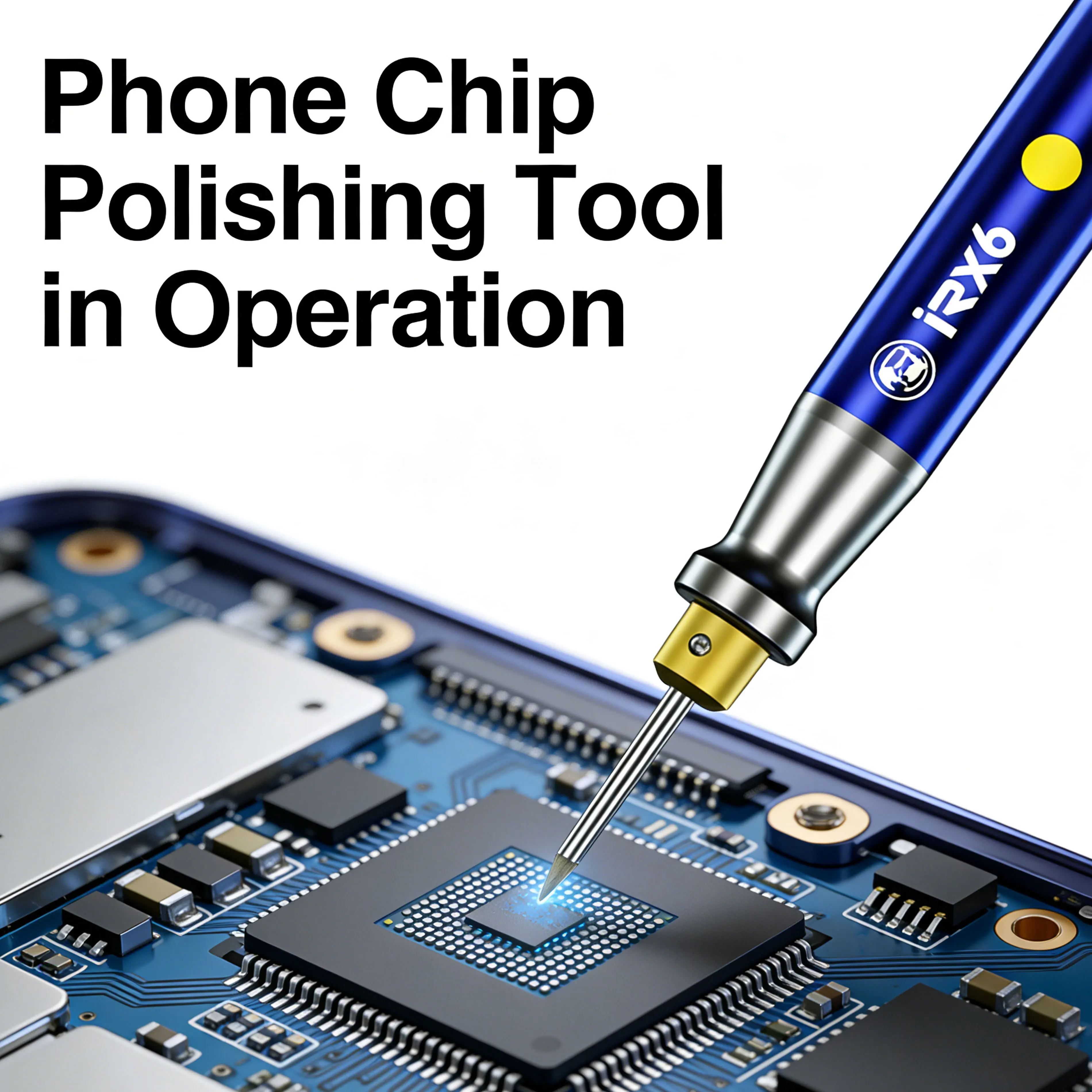 MECHANIC iRX6 Mini Intelligent Charging Electric Polishing Pen Multi Function Grinder Engraver for Chip IC PCB Phone Repair Tool
