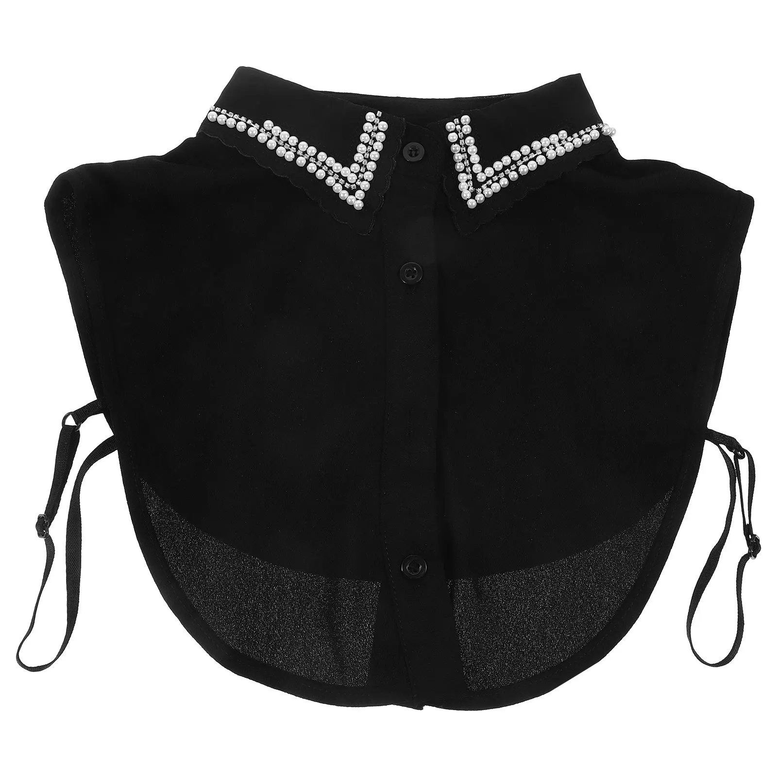 

Detachable Fake Collar For Women Rhinestone Pearl Faux Blouse Shirt Dickey Elegant Jewelry Gift Party Wedding Daily Wear