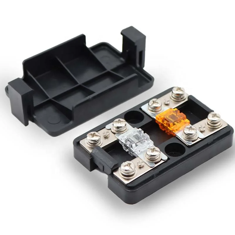 FL-197-2 Car Plug-in Fuse Box Bracket Bolt High-Power Fuse for Modifying RV Power Supply Fuse Clips
