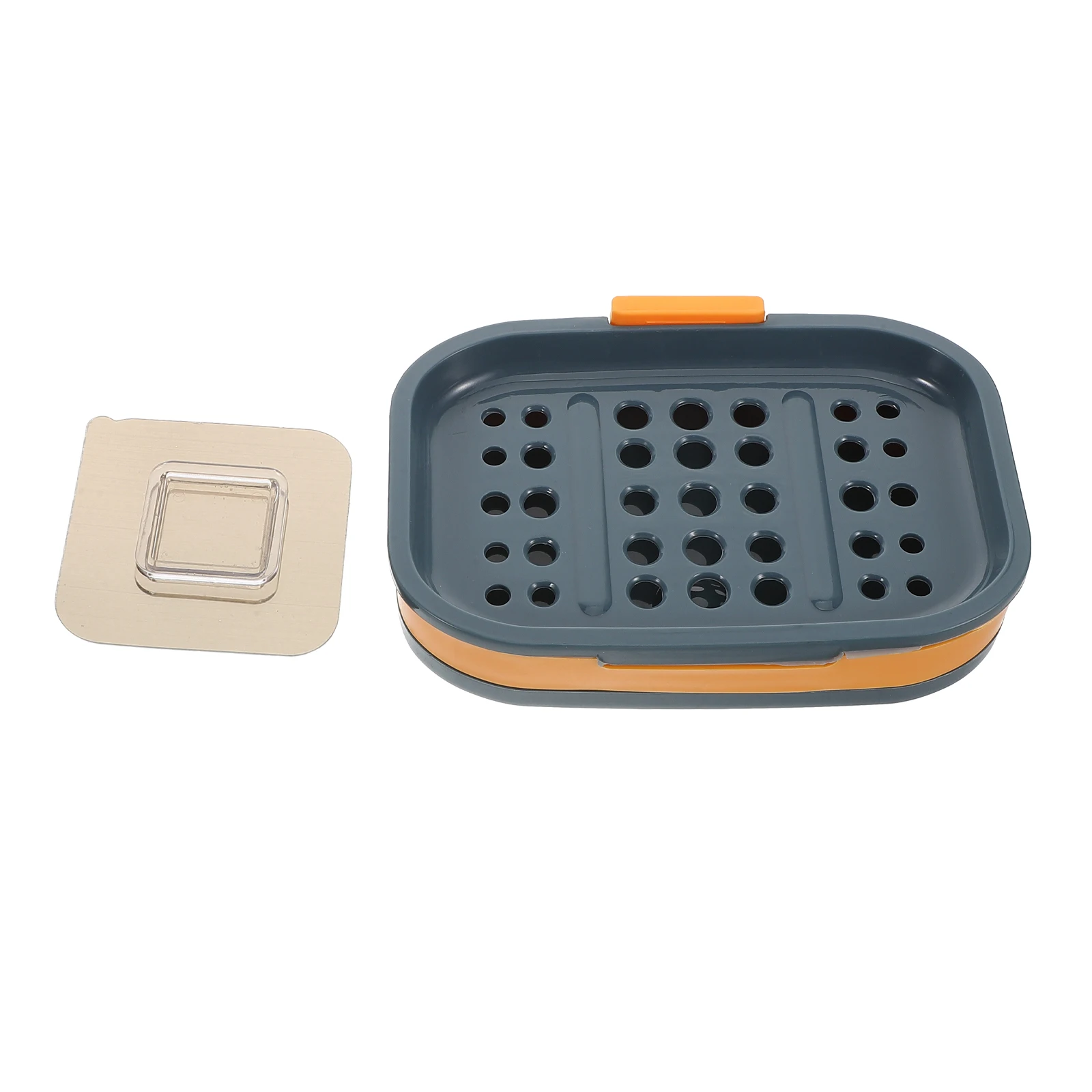 

2pcs WallMounted Suction Cup Soap Box Shower Bar Holder Bathroom Storage Plastic Dish Case High Density Material Strong Suction