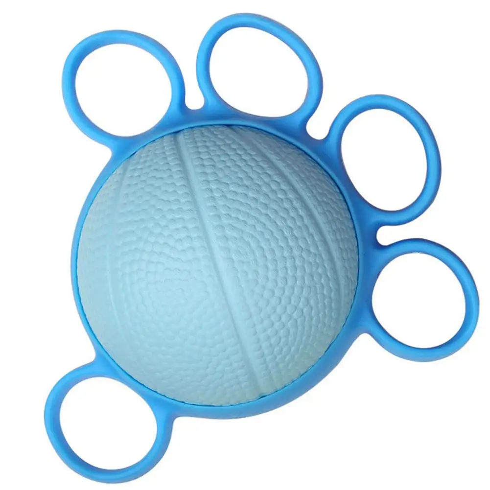 Finger Grip Ball Round Five Finger Strength Trainer Circle Non-slip Ergonomic Finger Strength Trainer Fitness Equipment