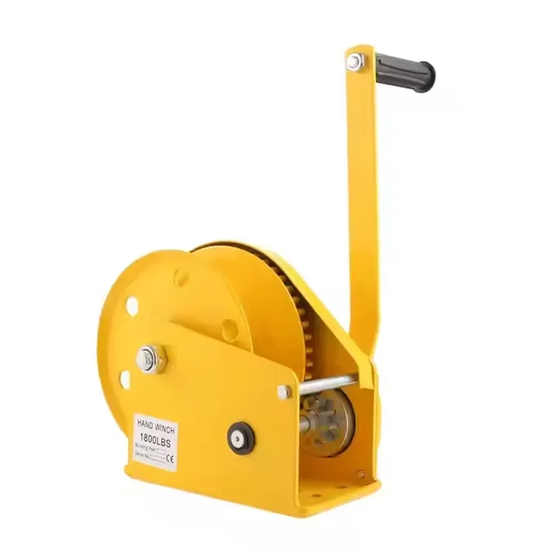 durable Self-Locking Hand Winch With Brake Manual Winch 1200lb 1800lb 2600lb 5 ~ 30M