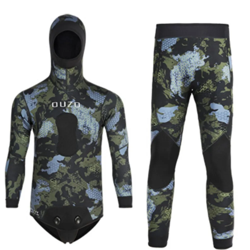 3mm Neoprene Wetsuit Surf Suits Men Diving Suit Camouflage Spearfishing Free Diving Jumpsuit Winter Swimsuit Roupa De Mergulho