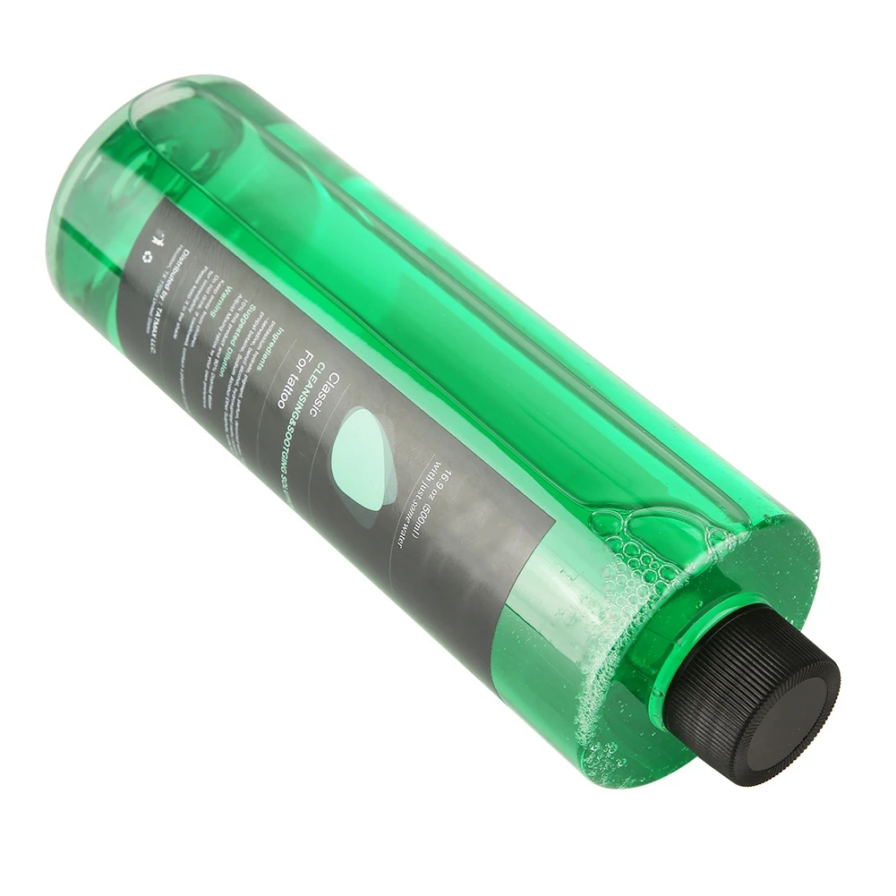 500Ml Natuurlijke Kwaliteit Groene Zeep Tattoo Reiniging Wond Rustgevende Oplossing Huid Schoon Tattoo Pijn Verlichten Liquid Tool Accessoire