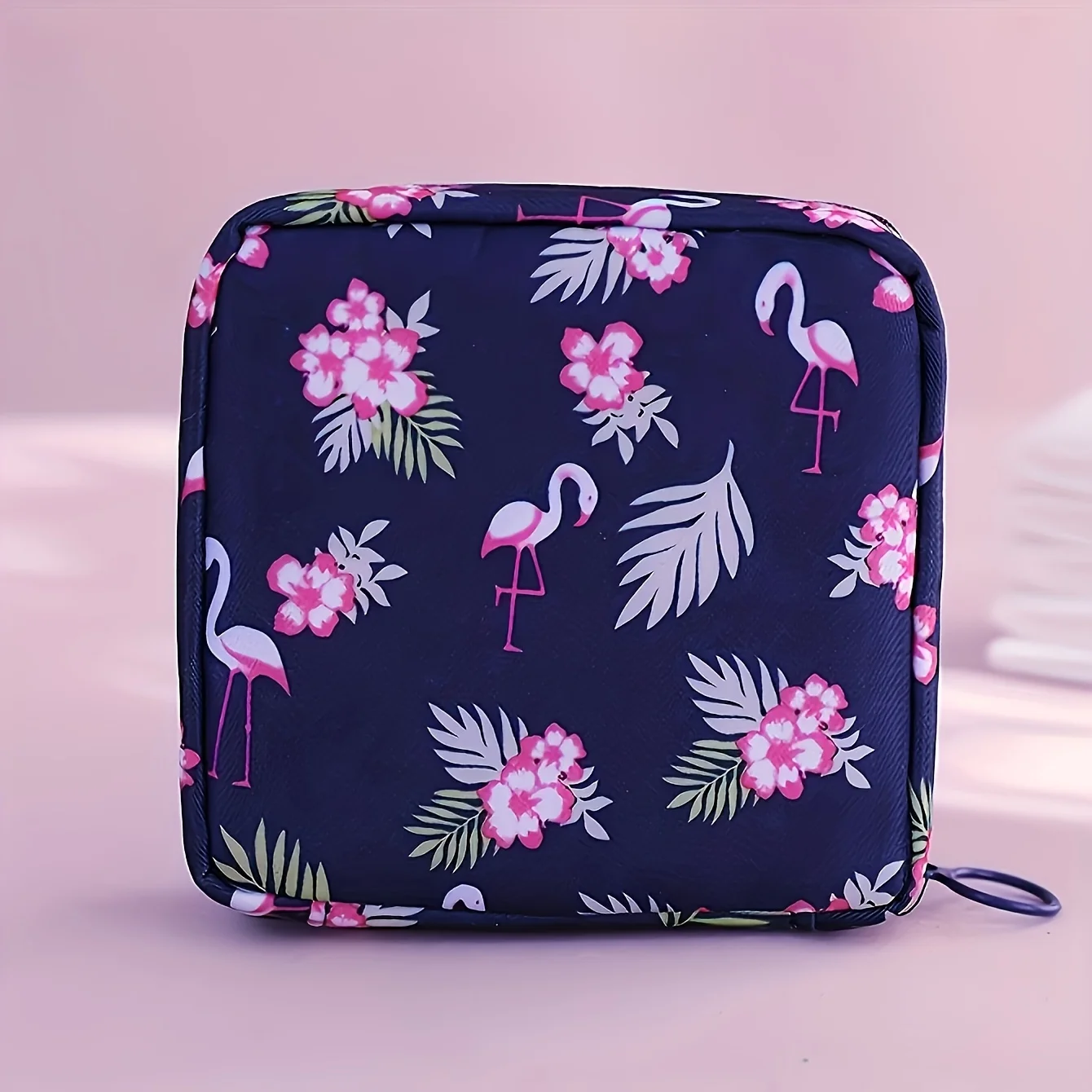 Aufbewahrungstasche für Damenbinden und Tampons, tragbarer wasserdichter Organizer mit Cartoon-Muster, diskrete Periodentasche Hygienebeutel Damen Menstruations-Organizer wasserdichte Kosmetiktasche Tampon-Etui komp – Detail 6