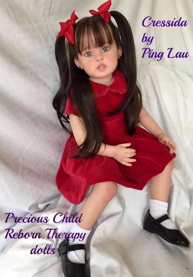 

FBBD Customized Limited Supply 32inch Reborn Baby Cressida With Hand-Rooted Hair Already Finished Doll