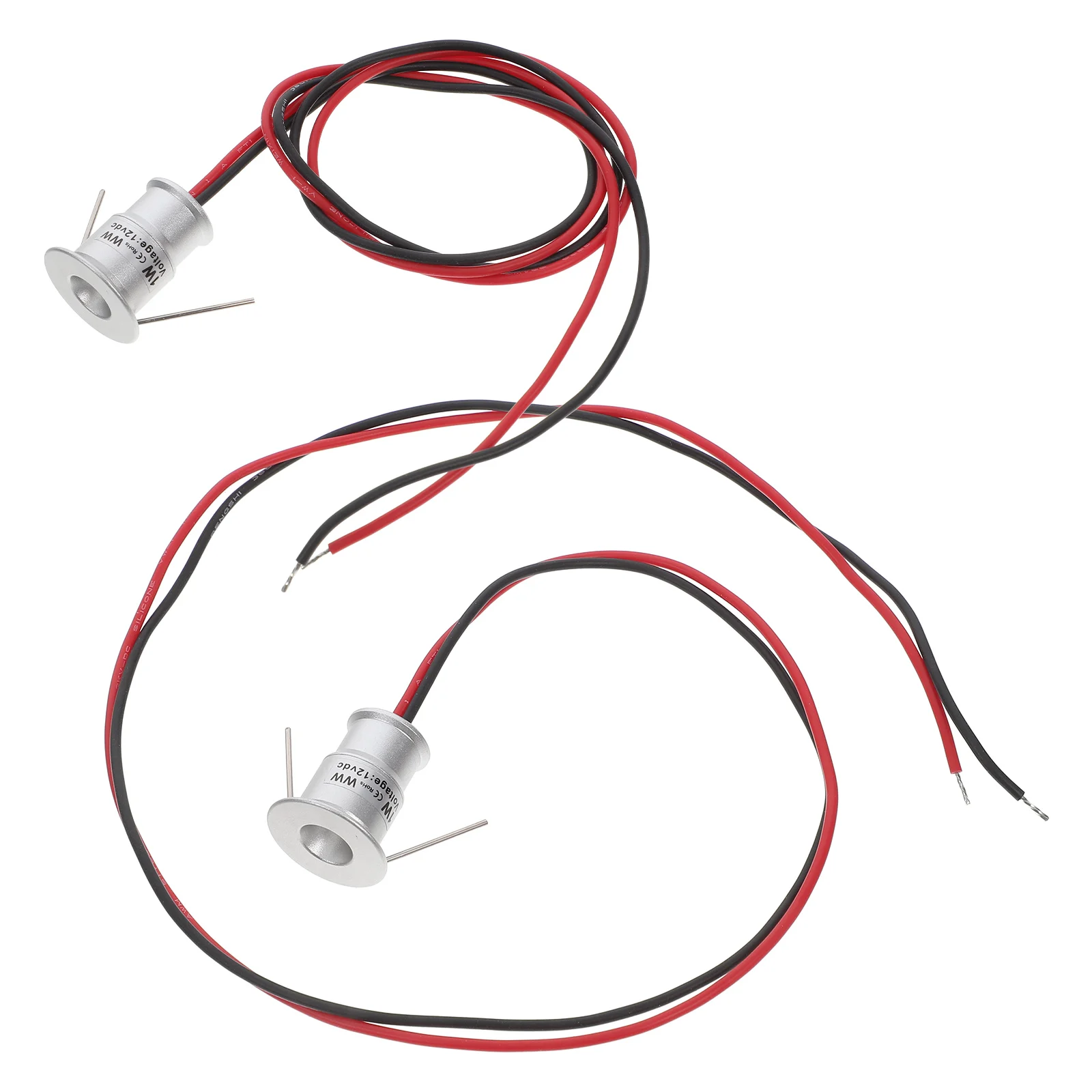 

2pcs Mini Led Spotlight 1W Dc12V Compact Bright Light For Cabinet Rv Boat Closet Display Shelf Recessed Downlight Indoor Safe