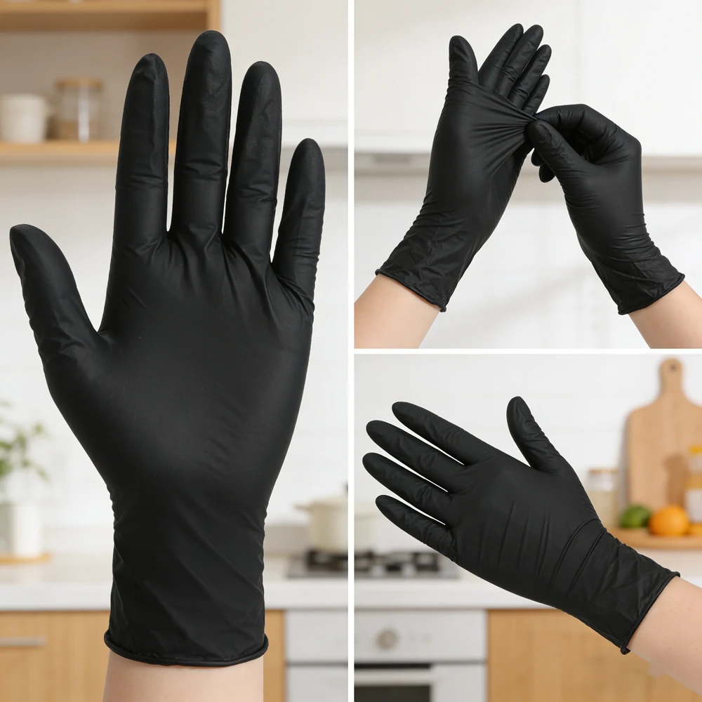 Guantes de nitrilo sintético d - Rubber Glove Cleaning reseña y precio