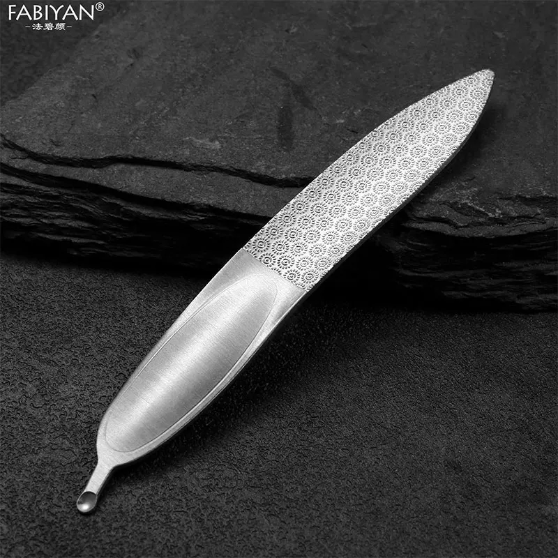 양면 스테인레스 스틸 네일 파일 네일 아트 전처리 연삭 연마 블록 샌딩 리무버 젤 네일 매니큐어 도구