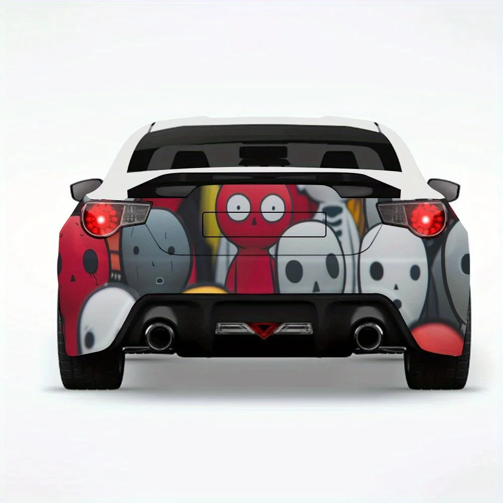 

Cartoon Monster Party Car Sticker,Automotive Car Vinyl Wraps for Decoration and Protection- Waterproof Self - Adhesive Vinyl Dec