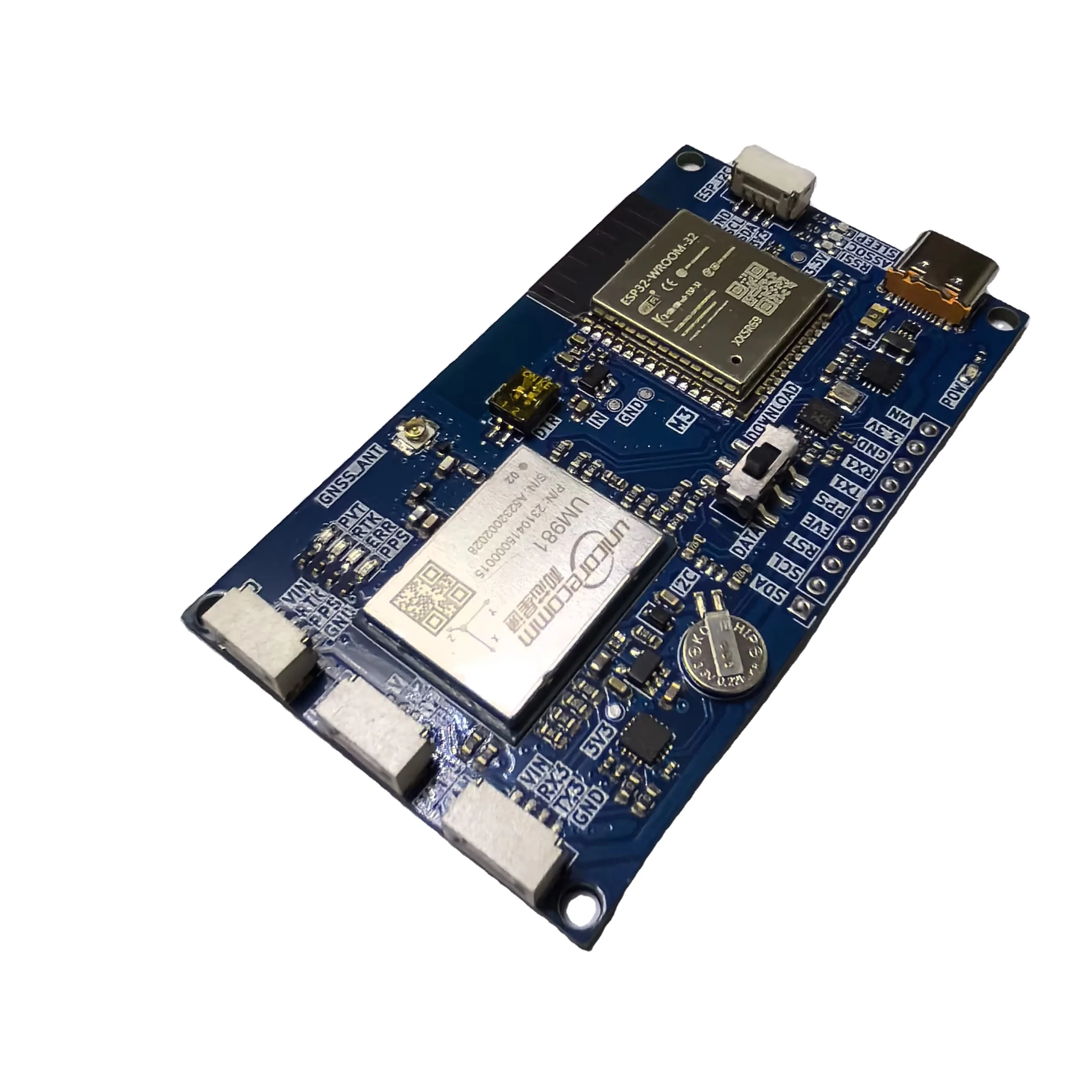 high precision RTK customized product unicore UM981&ESP32 unmanned mower navigation module