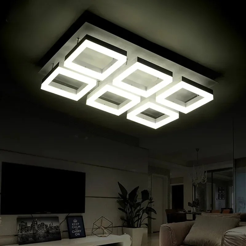 

JUIModern Minimalist Led Ceiling Lights for Living Room Bedroom AC 85-265V Home Decorative Modern LED Ceiling Lamp
