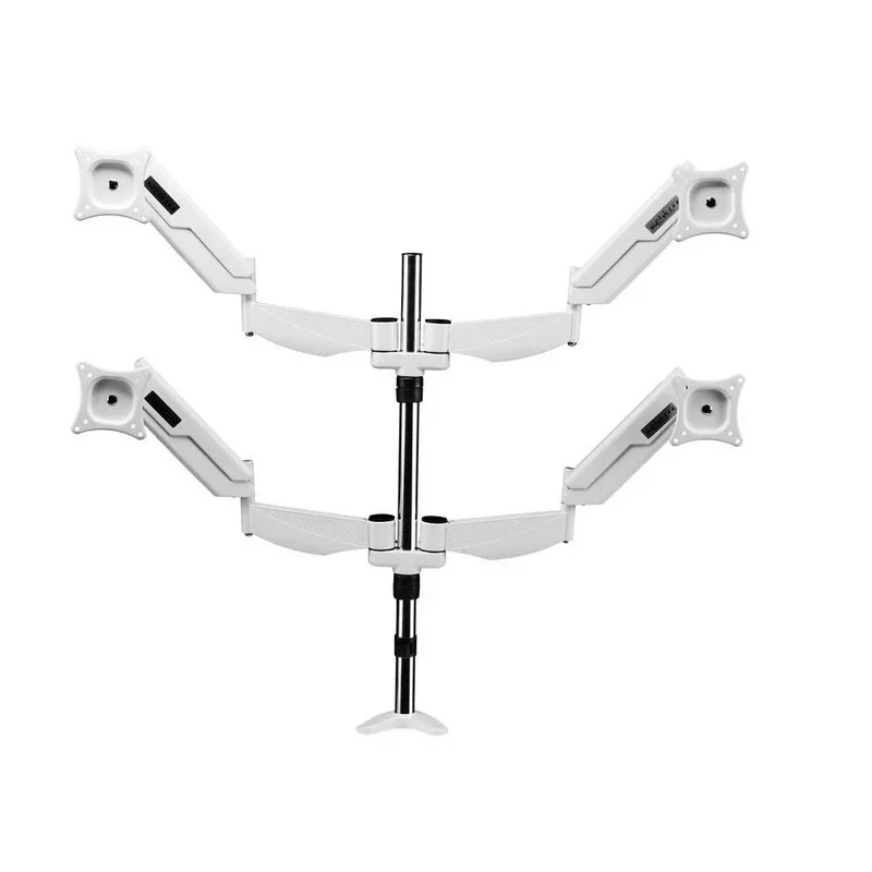 Four-screen monitor holder, rotating desktop 15-27 inches