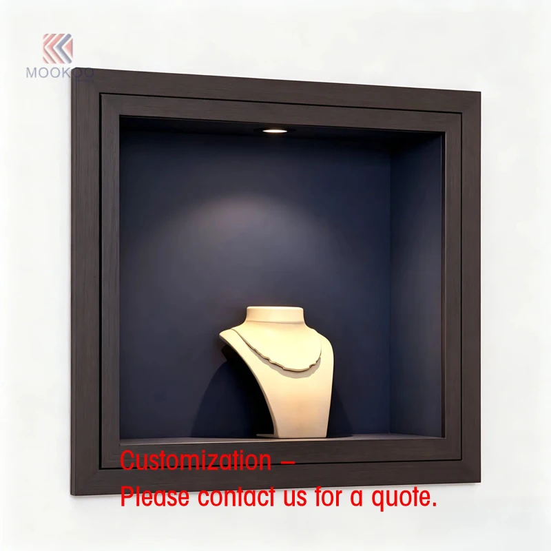 custom.Round Glass Jewellery Showcase Luxury Watch Display Showcase