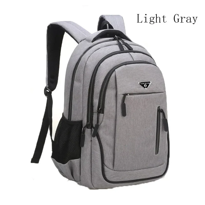 Men Backpack USB Charging Large Capacity Multi Layered Split Leisure Fashion Outdoor Travel Sports Business School Bags
