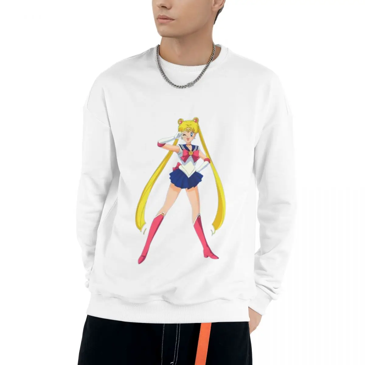 

Sailor Moon2 22 11zon Luxury Design Hoodie Men's Cotton Casual Vintage Streetwear Tops Sets