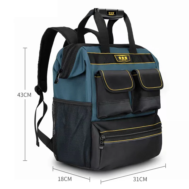 Tool Bag Tools Storage Bags Multifunctional Tool Backpack Electrician Storage Organizer Woodworking Repair Bag for Man