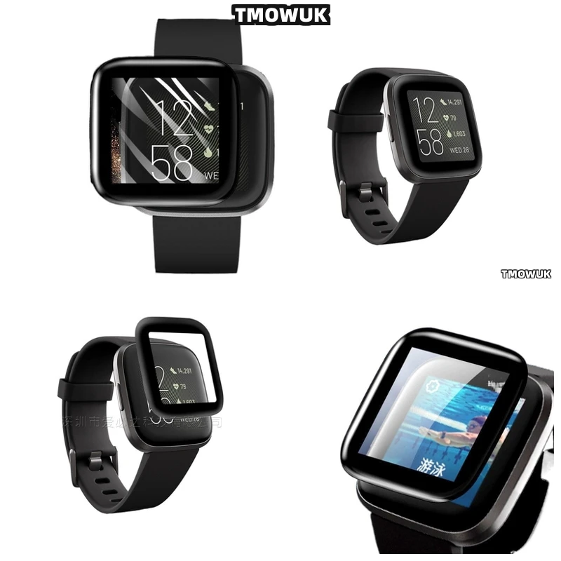 

For Fitbit Sense 2 Versa3 2 4 Inspire 3 Charge 6 5 3D Curved Screen Film Soft Flexible Anti-Scratch PMMA
