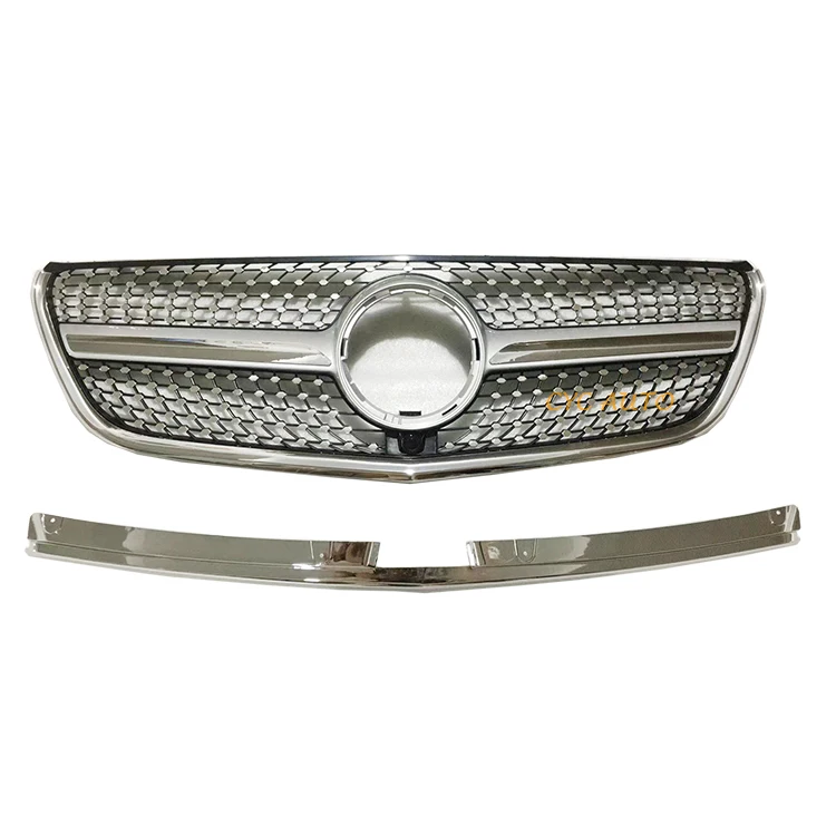 

Vito grille diamond style Front Bumper Grill for Mercedes Benz V Class Vito Body Kit 2016 2017 2018 2019
