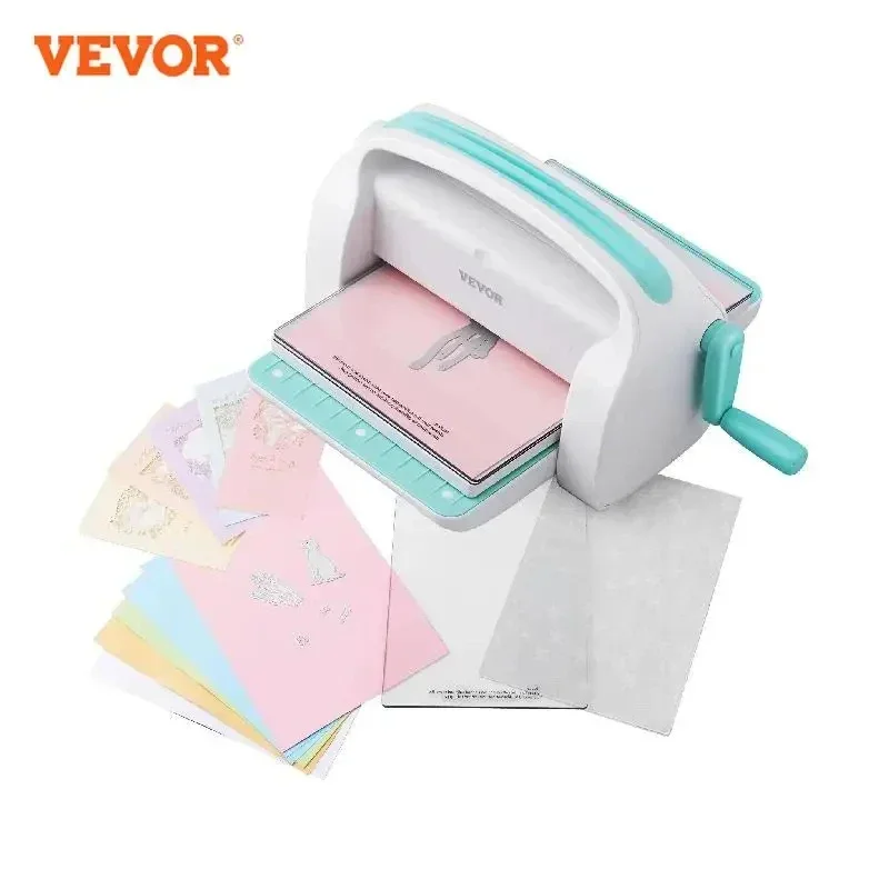 VEVOR 6/9in Manual Die Cutting Embossing Machine Mini Opening Scrapbooking Handmake Tools for DIY Art Craft Card Decorations