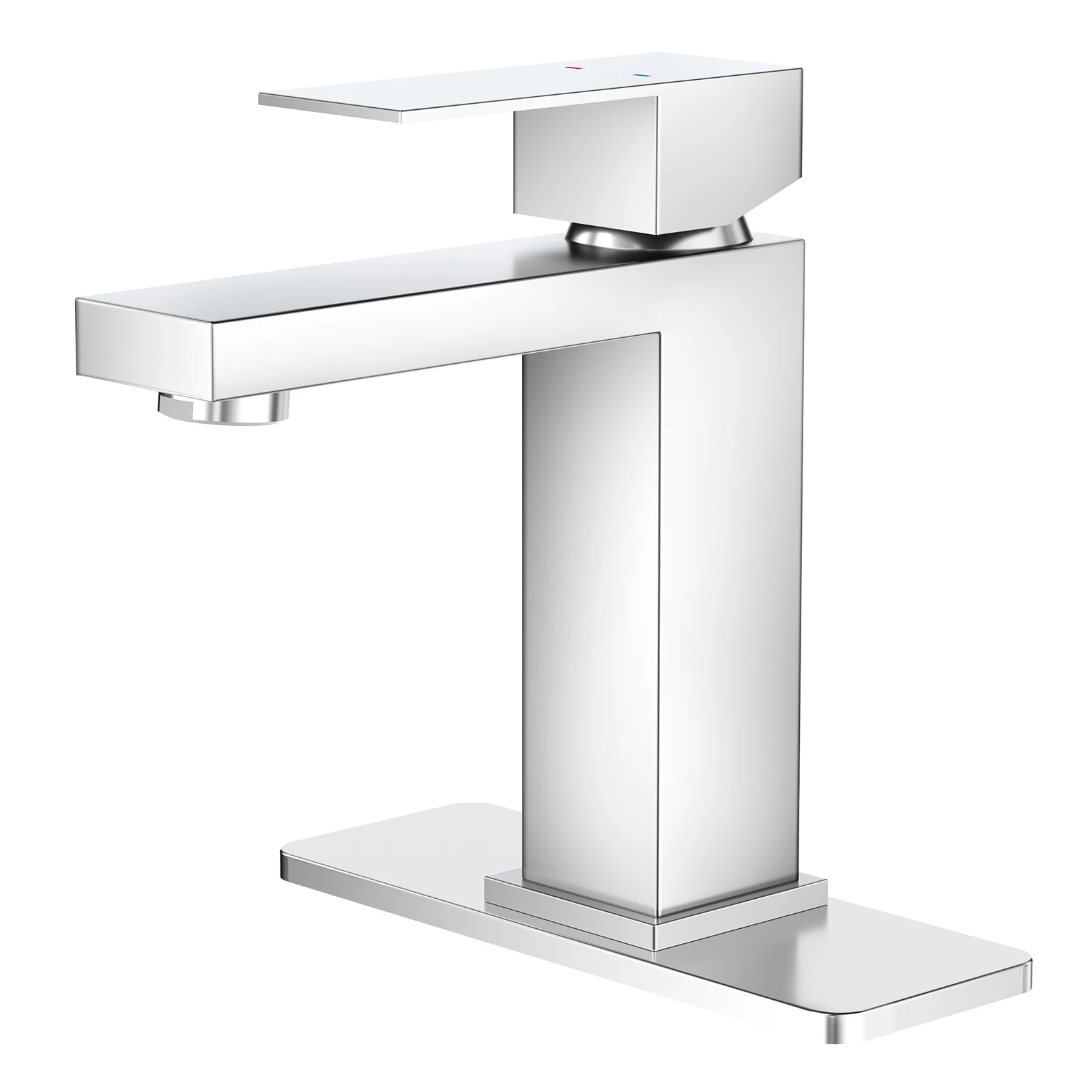 

CUPC CE High Quality Stainless Steel Chrome Waterfall Type Water Saving Bathroom Basin Faucet