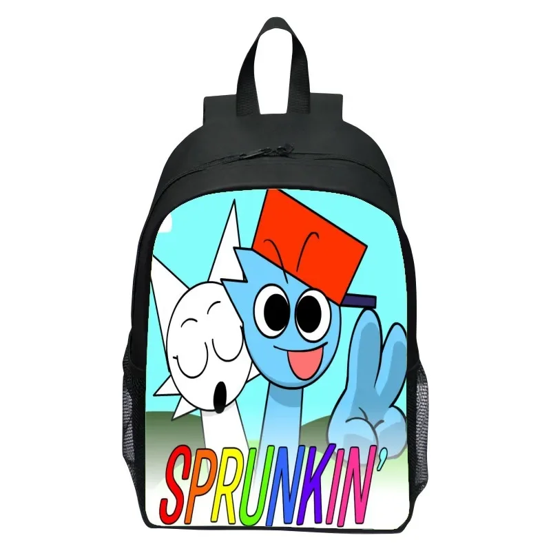 Student Back to School Bag Sprunki Classic Rucksack Durable Travel Knapsack Lightweight Bookbag for Kids