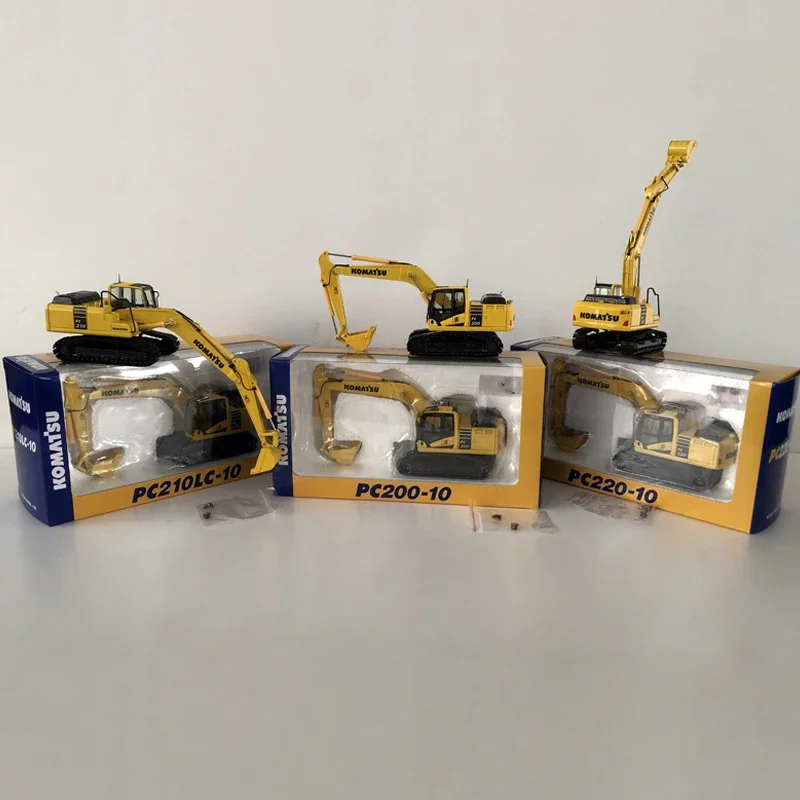 Diecast scala 1:50 KOMASTU PC200-10 PC210LC-10 PC220-10 escavatore in lega modello di veicolo di ingegneria giocattolo da collezione