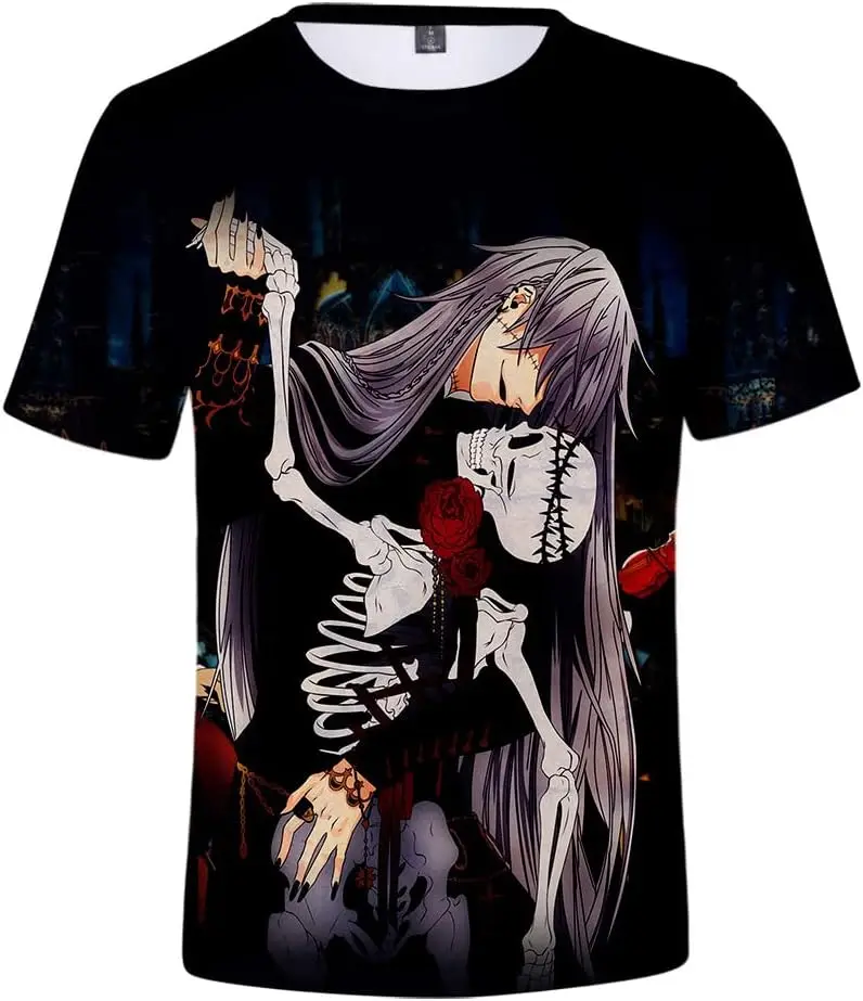 

Аниме Grelle Sutcliff Gureru Satokurifu футболка с короткими рукавами 3D блузка рубашка футболка топ