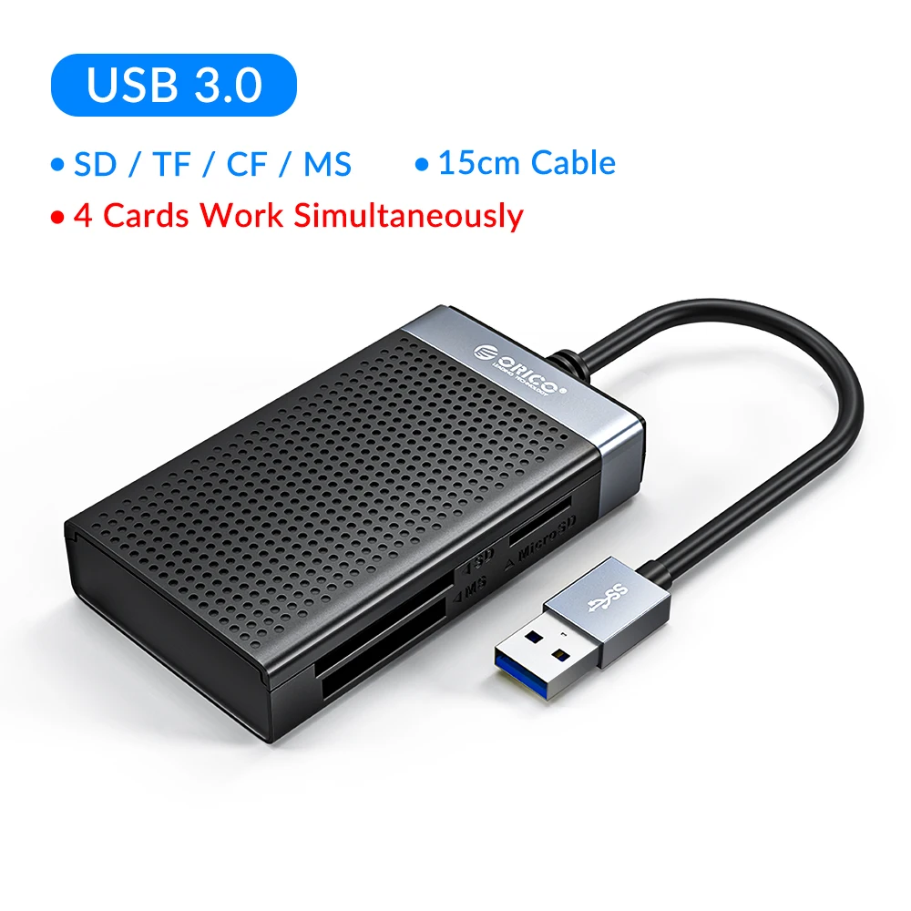 ORICO USB 3.0 Чтение карт 4 в 1 — фото товара