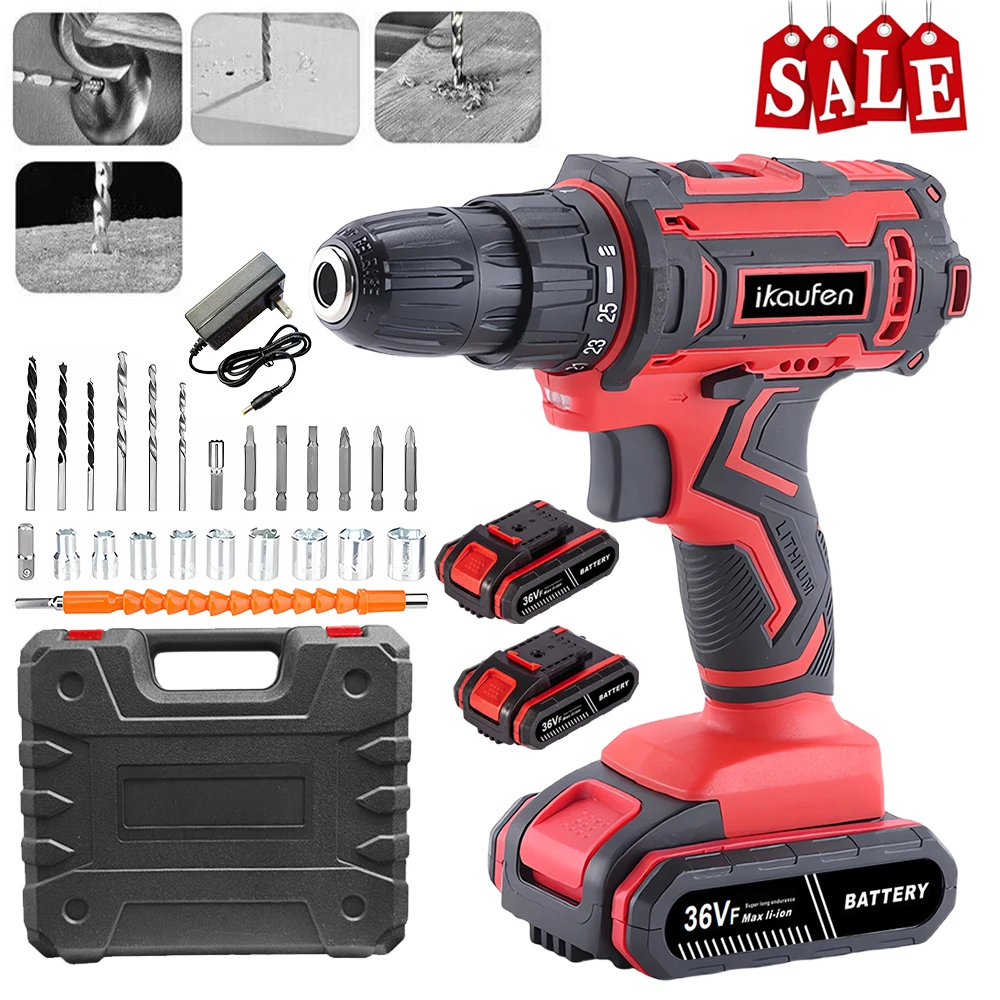 High quality lithium-ion rechargeable battery electric tool hand drill
