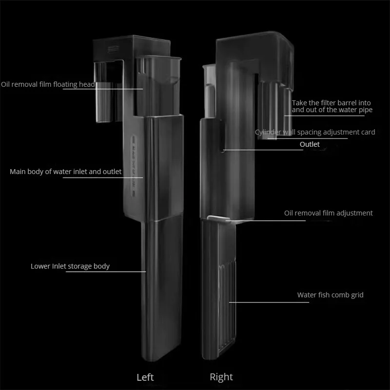 New one-piece aquarium inlet and outlet hose with degreaser for 16mm water pipe