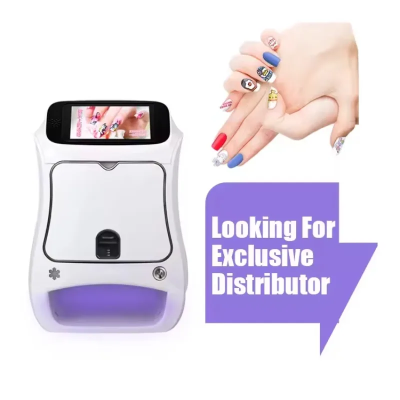

Wireless Wifi Nail Gel Nail Polish Over 1000 Pictures Portable Nail Painting Machine Smart Phone Control Factory Discount Price