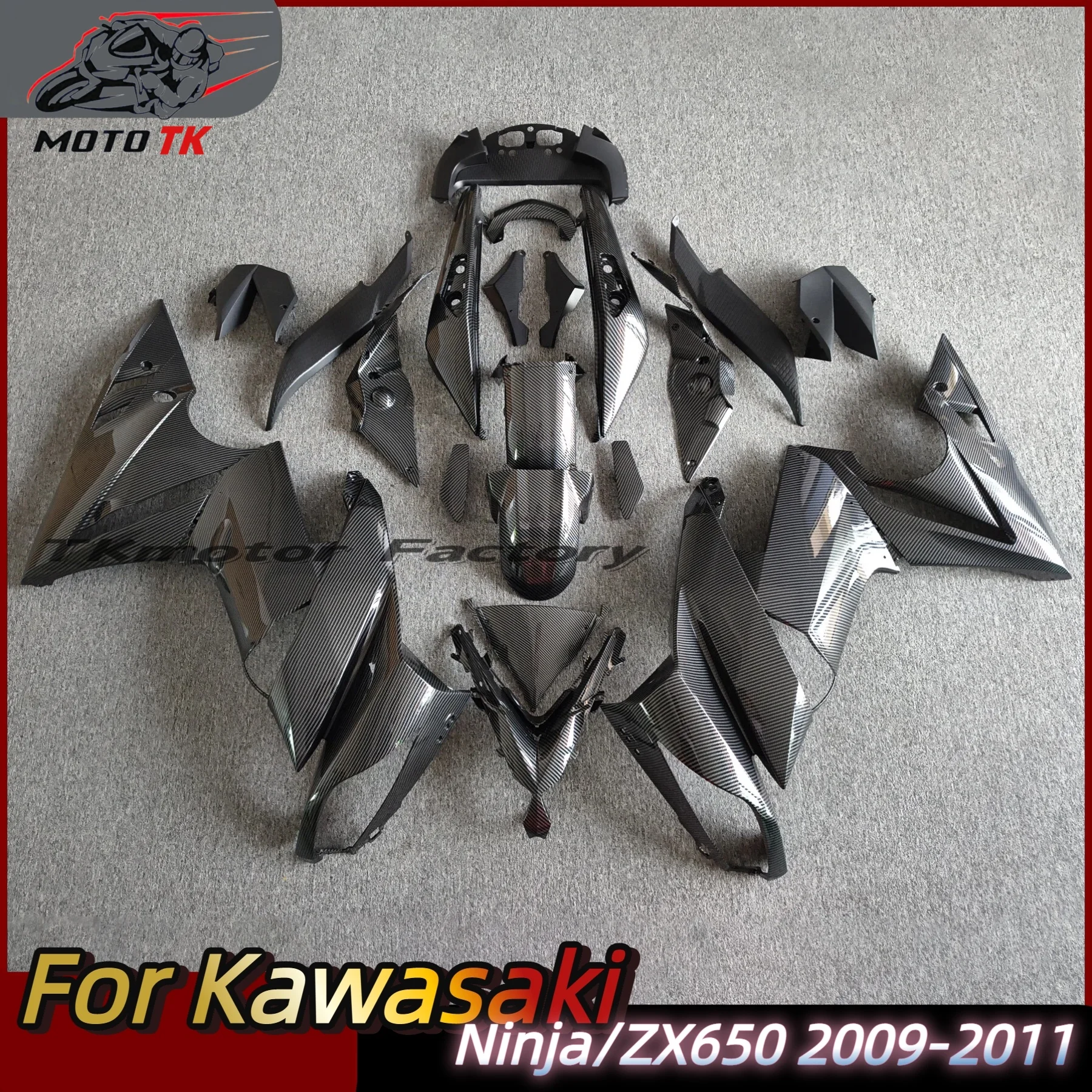 

New ABS Motorcycle Fairing Kit Fit For KAWASAKI NINJA650 ZX650 2009 2010 2011 Custom Fairings Kits Bodywork Shell
