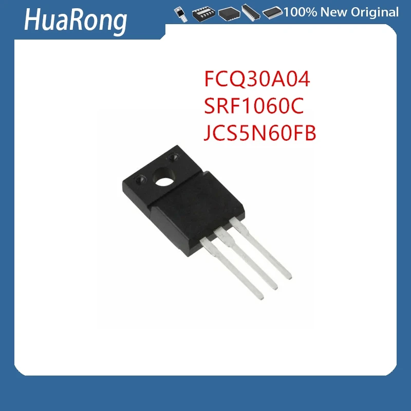 20Pcs/Lot  FCQ30A04 SRF1060C 1060C JCS5N60 JCS5N60FB TO-220F